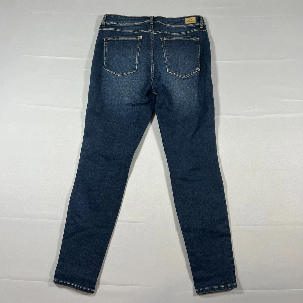 Jordache Super Skinny Jeans Womens 10 Blue Cotton Stretch Dark Wash High Rise